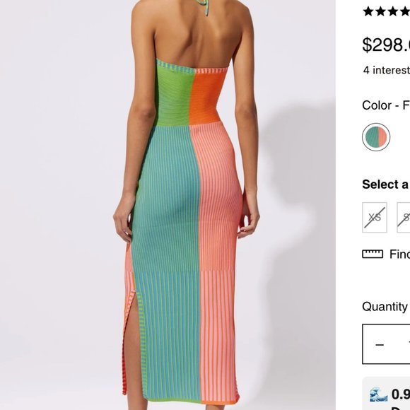 Solid & Striped The Lisa Dress Size M - Picture 5 of 12